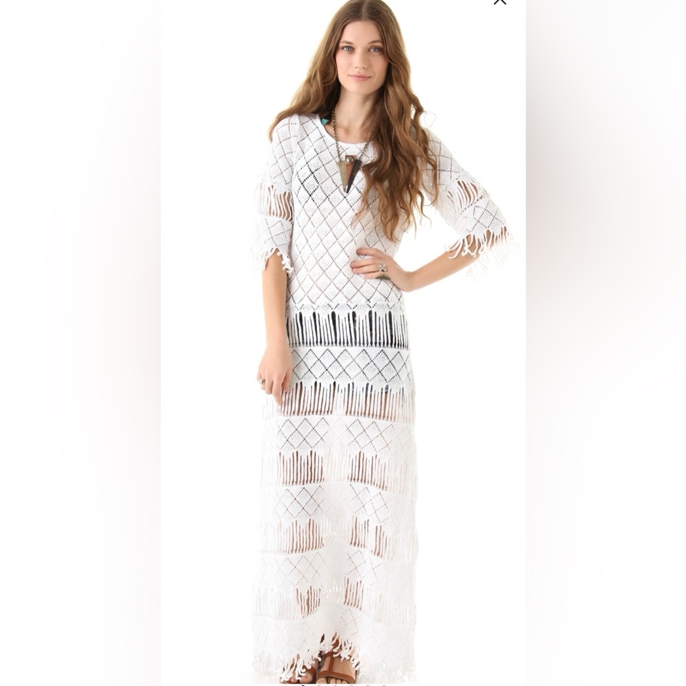 Nightcap x Carisa Rene…Long Fringe Dress